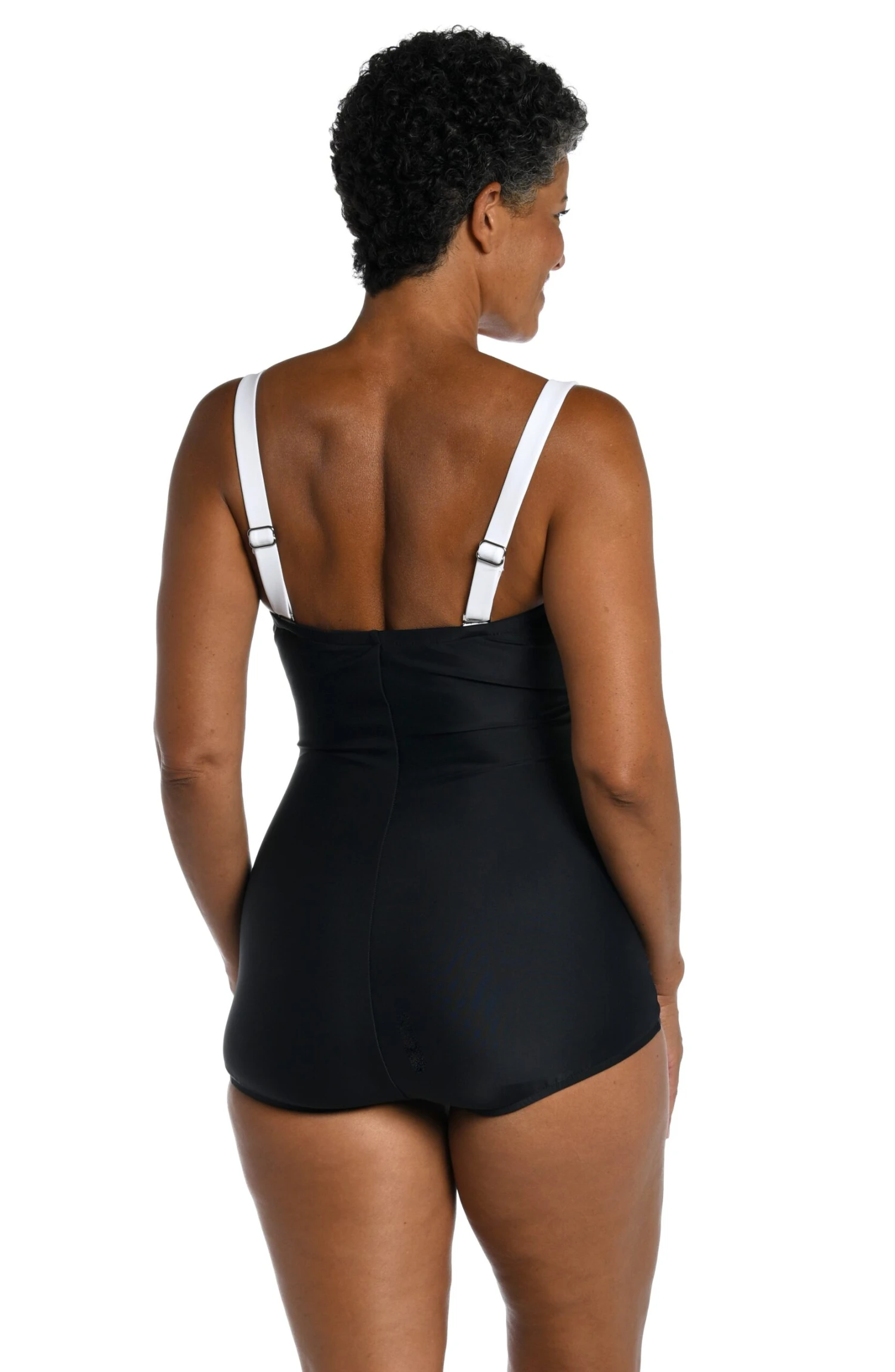 Solid Bandeau Girl Leg One Piece 4 Solid Bandeau Girl Leg One Piece - Image 2