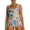 Joyful Blooms Shirred Front Girl Leg One Piece