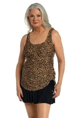 Cougar Adjustable Tank Swim Dress One Piece - FINAL SALE