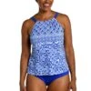 Grecian Tile High Neck Underwire Tankini Top -Swimwear Promotion Store MM3CN60 COB F 1