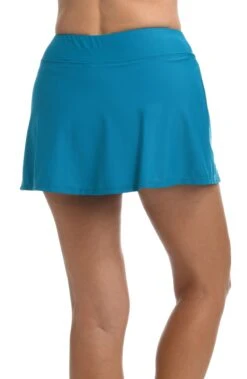 Solid Wide Band Skort Bottom 19 Solid Wide Band Skort Bottom -Swimwear Promotion Store MM6NK56EMR B1