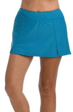 Solid Wide Band Skort Bottom 18 Solid Wide Band Skort Bottom -Swimwear Promotion Store MM6NK56EMR F1