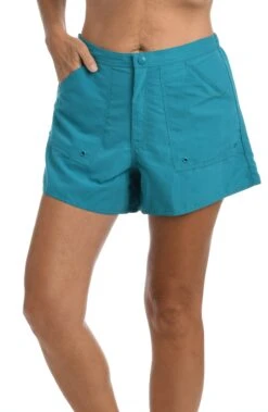 Solid Woven Boardshort Bottom -Swimwear Promotion Store MM6NL53EMR F1