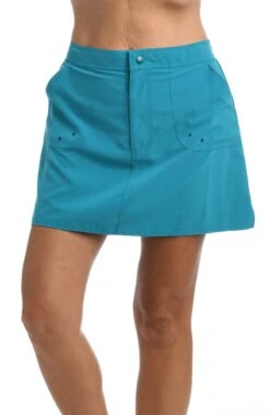 Solid Woven Boardskirt Bottom -Swimwear Promotion Store MM6NL55EMR F1