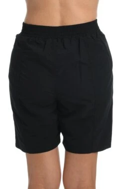 Solid Woven Long Boardshort Bottom -Swimwear Promotion Store MM9L606BLK B1