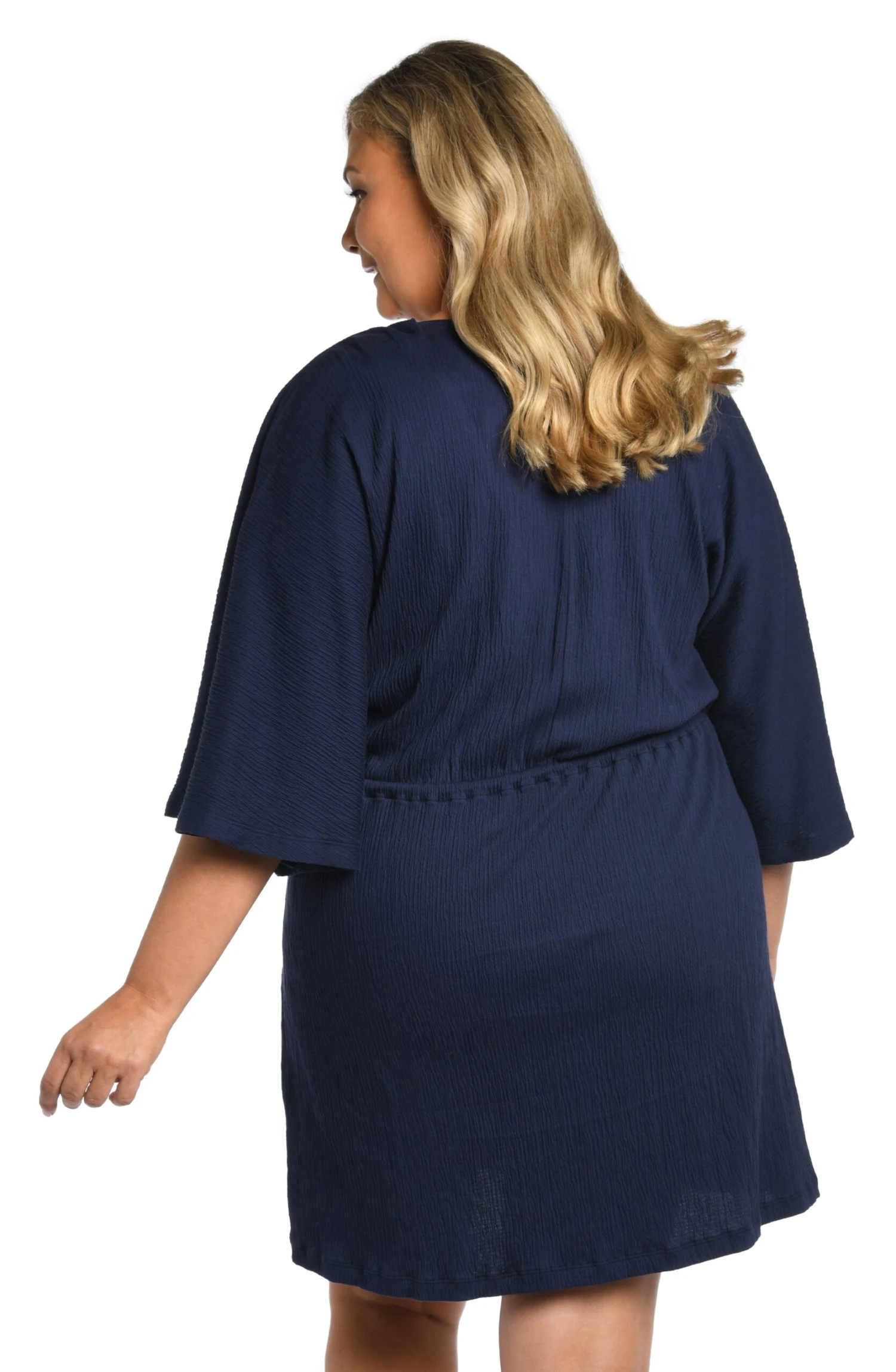Solid Kimono Tunic Cover Up (Plus Size) 10 Solid Kimono Tunic Cover Up (Plus Size) - Image 9