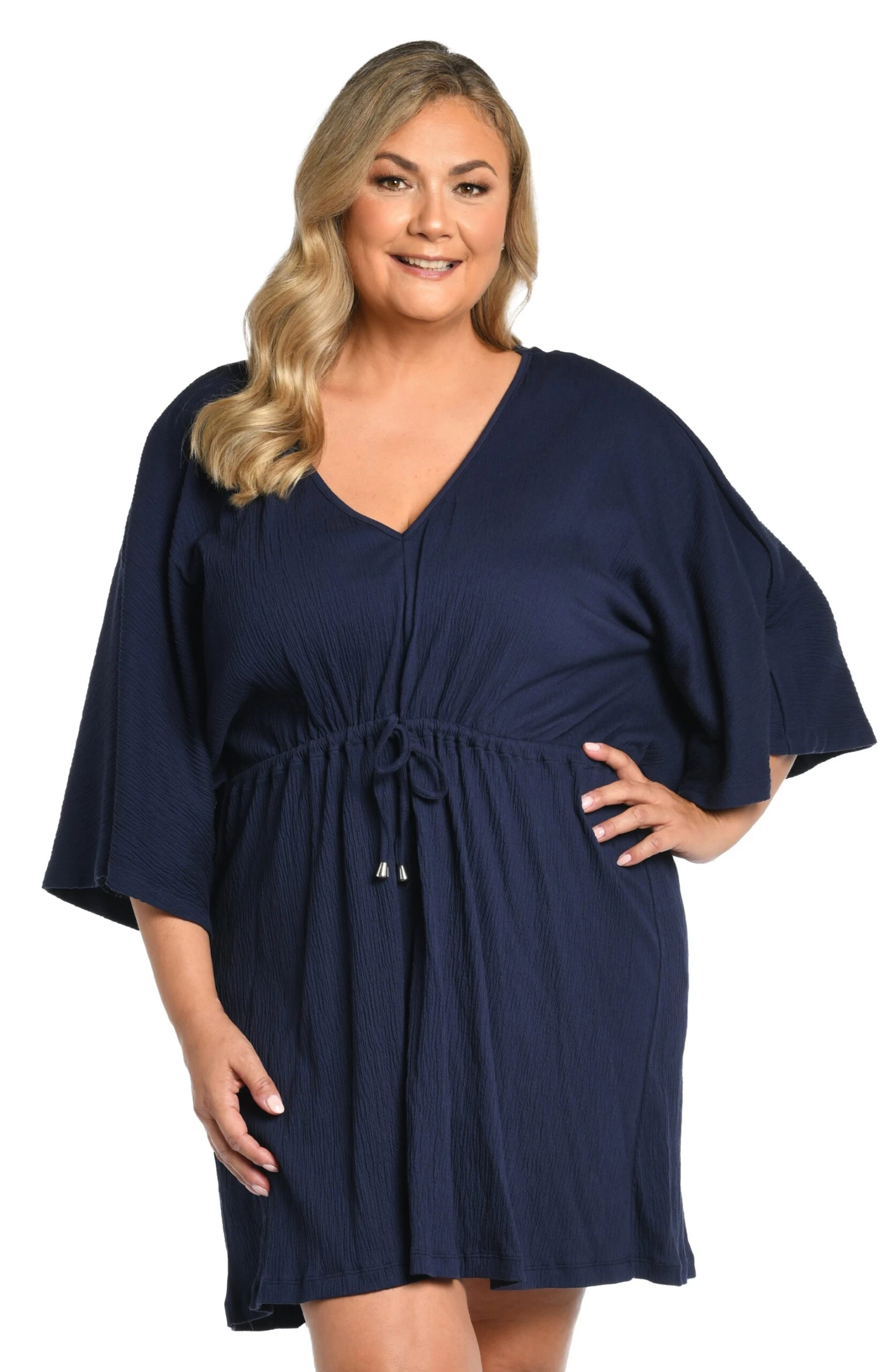 Solid Kimono Tunic Cover Up (Plus Size) 9 Solid Kimono Tunic Cover Up (Plus Size) - Image 8