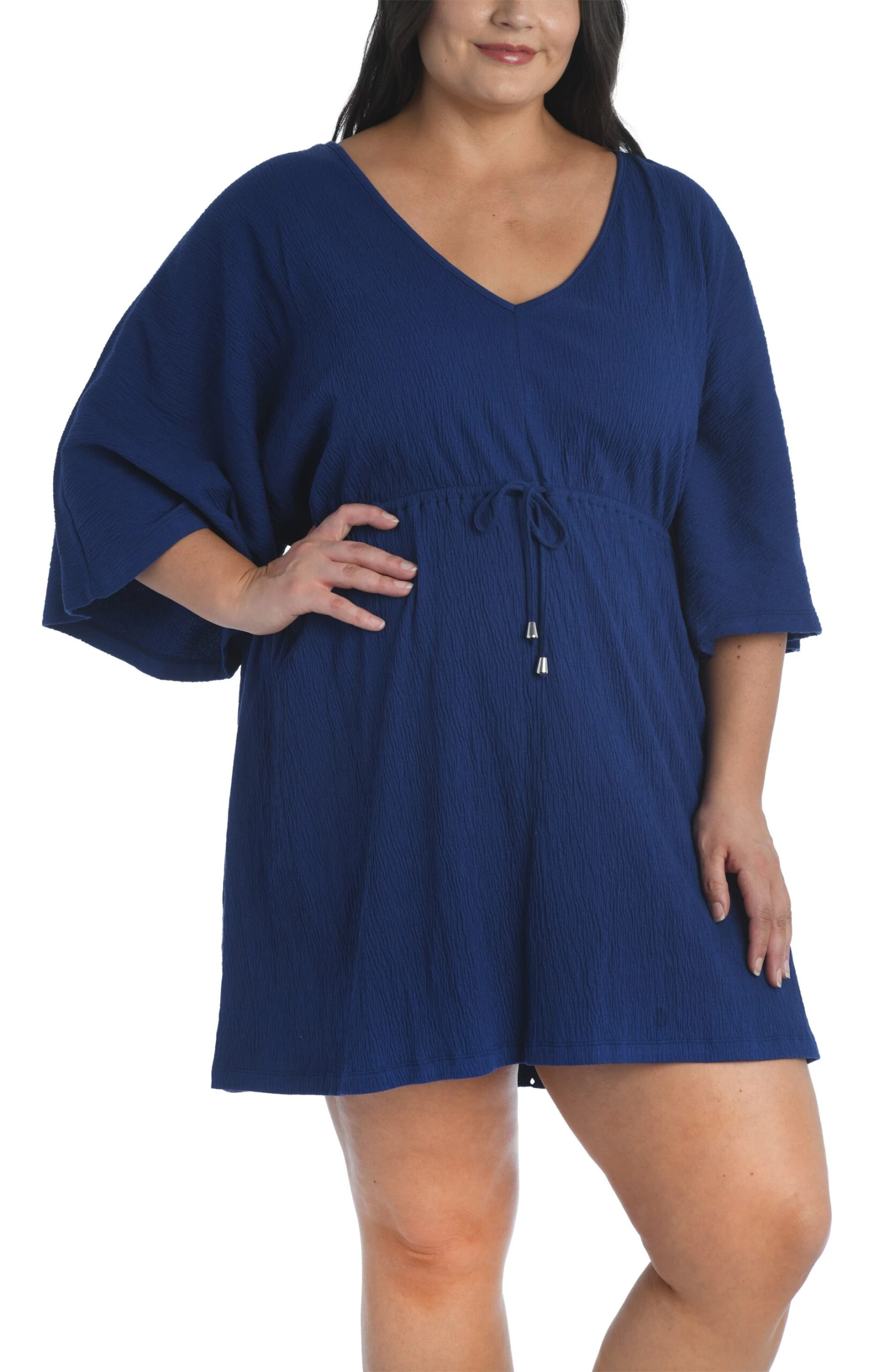 Solid Kimono Tunic Cover Up (Plus Size) 11 Solid Kimono Tunic Cover Up (Plus Size) - Image 10