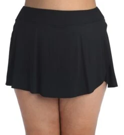 24th & Ocean Solid Petal Skort Bikini Swimsuit Bottom (Plus Size) 11 24th & Ocean Solid Petal Skort Bikini Swimsuit Bottom (Plus Size) -Swimwear Promotion Store TF1G646W BLK F Large a789fe93 ef16 4583 bf9f 87a6dc83876d