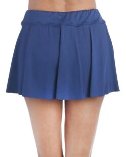 24th & Ocean Solid Petal Skort Swim Bottom -Swimwear Promotion Store TF1G646 NVY B Large 3c7c1f74 7cc8 4b01 978f 97dcb18986b6
