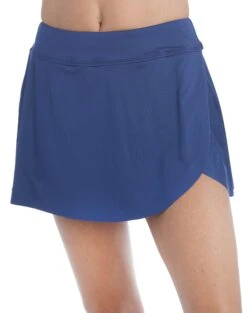 24th & Ocean Solid Petal Skort Swim Bottom