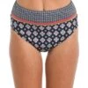 24th & Ocean Alexandria Tile Mid Waist Spliced Bottom -Swimwear Promotion Store TF3DE94 MID F 1