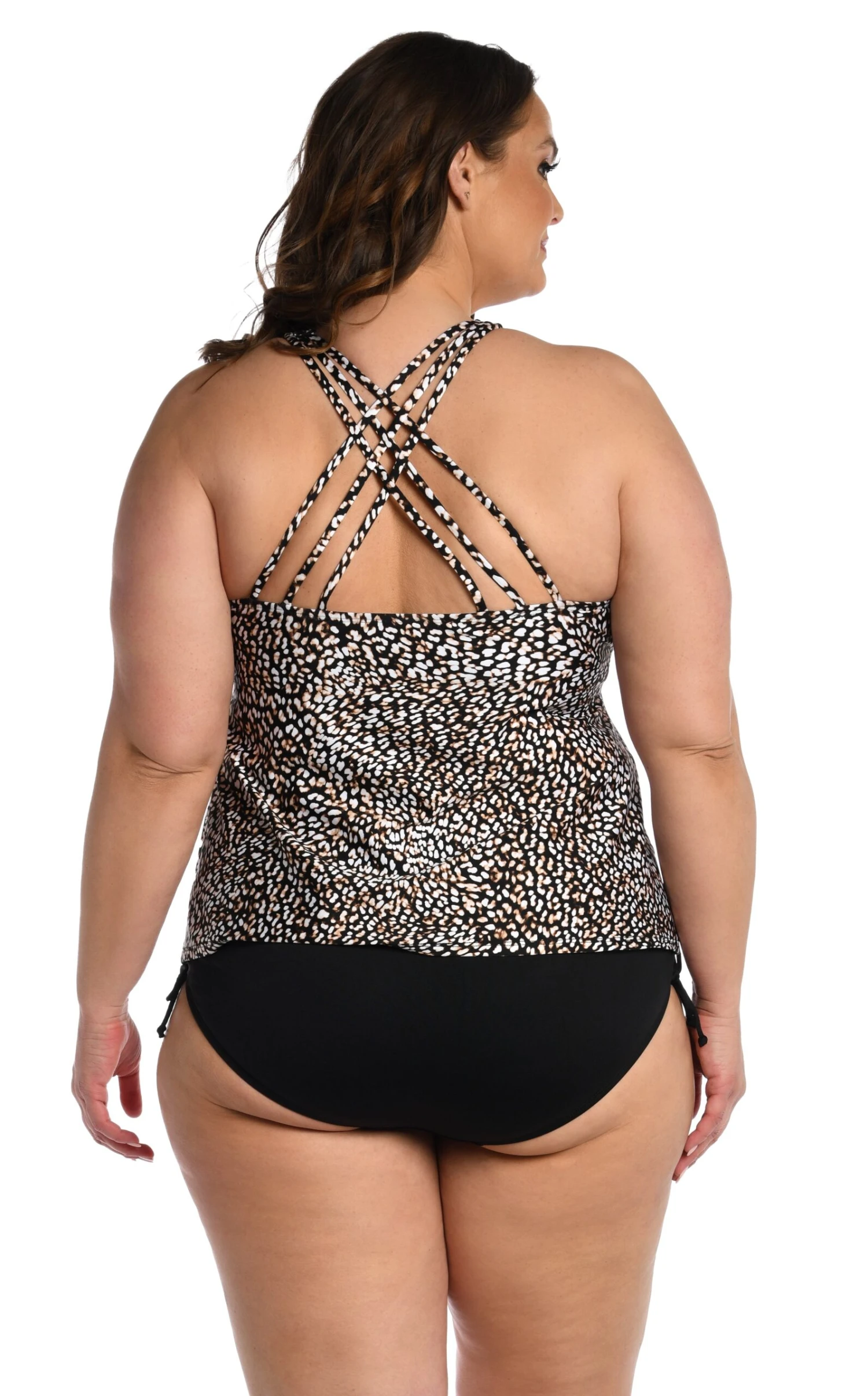 24th & Ocean Wild Instincts Underwire Crossback Tankini Top 4 24th & Ocean Wild Instincts Underwire Crossback Tankini Top - Image 2