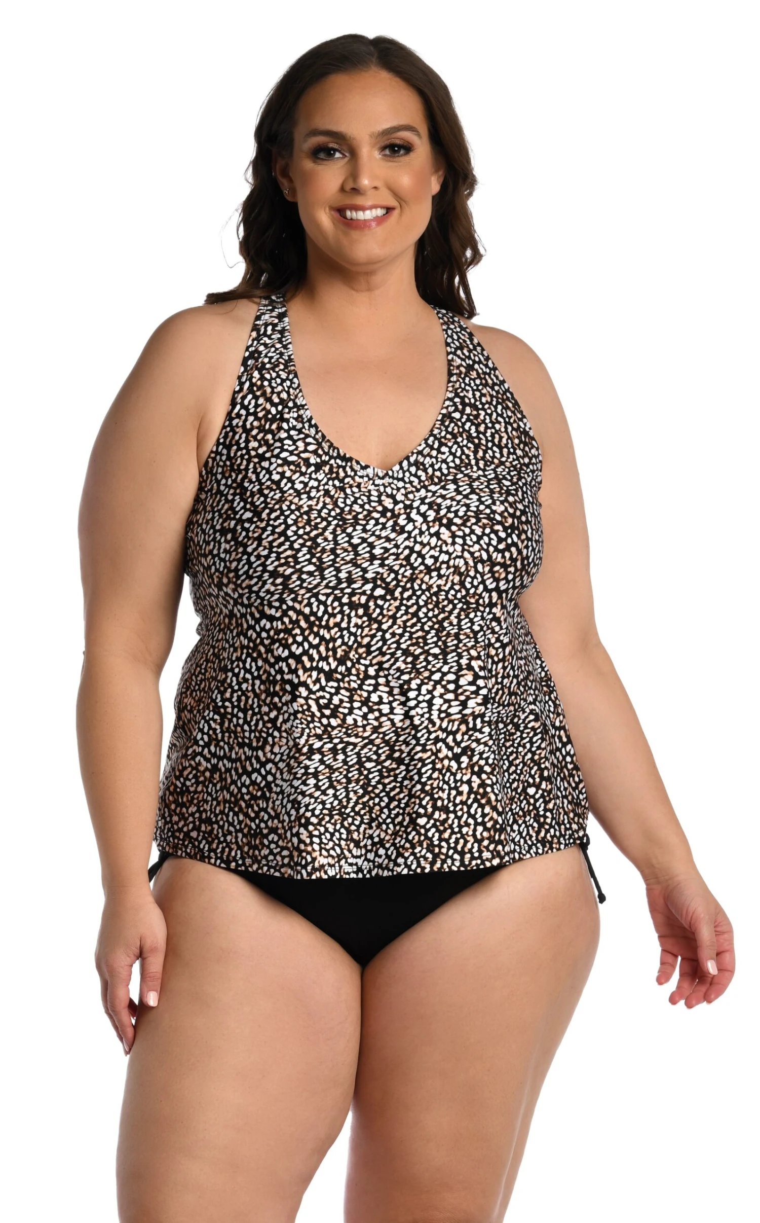 24th & Ocean Wild Instincts Underwire Crossback Tankini Top 3 24th & Ocean Wild Instincts Underwire Crossback Tankini Top