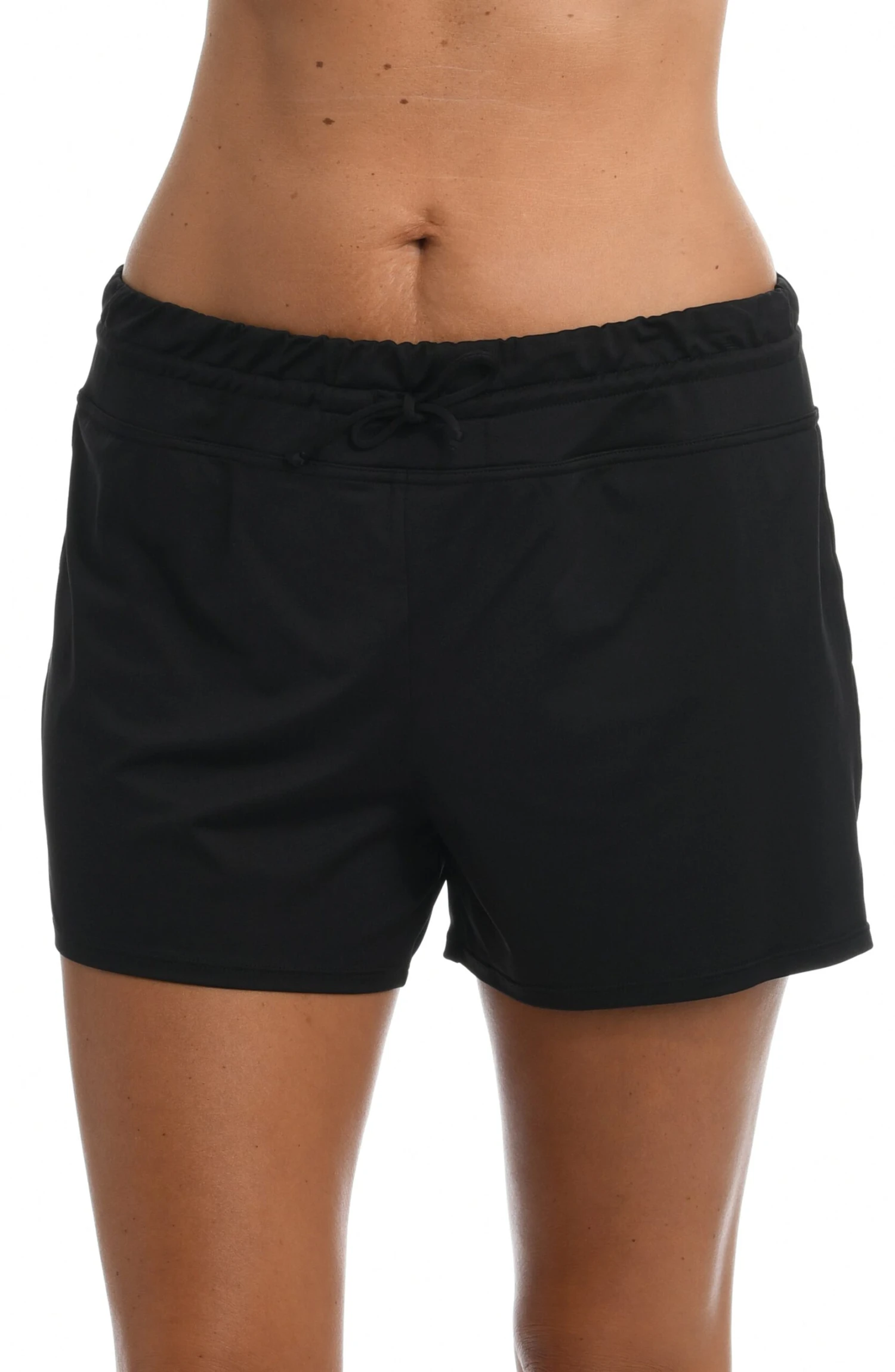 24th & Ocean Solid Front Tie Swim Short Bottom 9 24th & Ocean Solid Front Tie Swim Short Bottom - Image 7