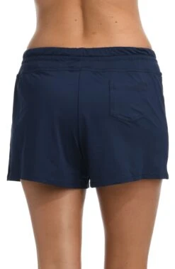 24th & Ocean Solid Front Tie Swim Short Bottom 17 24th & Ocean Solid Front Tie Swim Short Bottom -Swimwear Promotion Store TF9G690 MID B