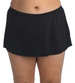 24th & Ocean Solid Skirted Swimsuit Bottom (Plus Size)