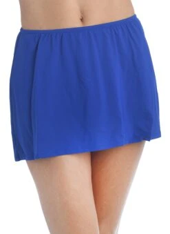 24th & Ocean Solid Skirted Hipster Bottom -Swimwear Promotion Store TF9G692 COB F Large 115f3e97 ba30 4d64 bd72 7bf48edd73f6