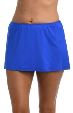 24th & Ocean Solid Skirted Hipster Bottom -Swimwear Promotion Store TF9G692 SAP F
