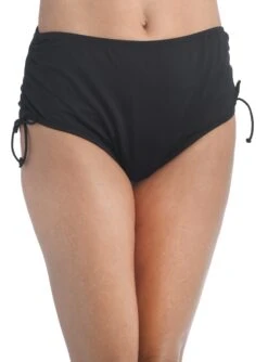 24th & Ocean Solid Mid Waist Side Tie Hipster Bikini Bottom 18 24th & Ocean Solid Mid Waist Side Tie Hipster Bikini Bottom -Swimwear Promotion Store TF9G695 BLK F Large 770be6fc 8ba3 4f6c b911 6c7f69b2c54b